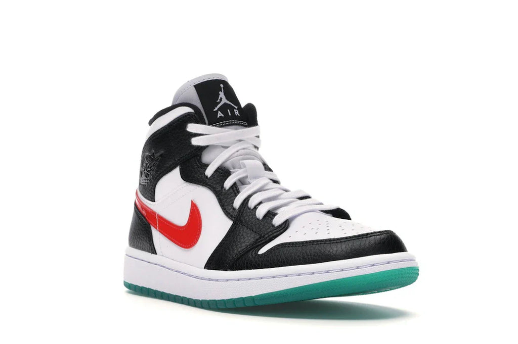 Jordan 1 Mid Alternate Swooshes Rot Gelb (Damen)