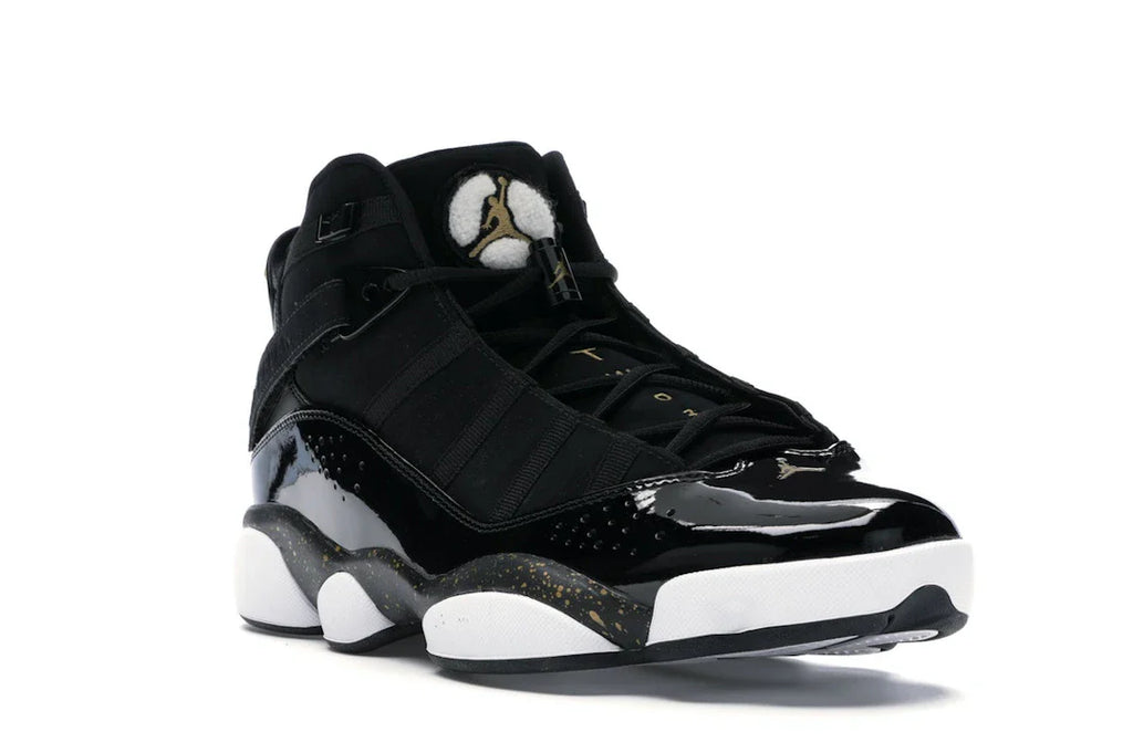 Jordan 6 Rings Schwarz Metallic Gold Weiß