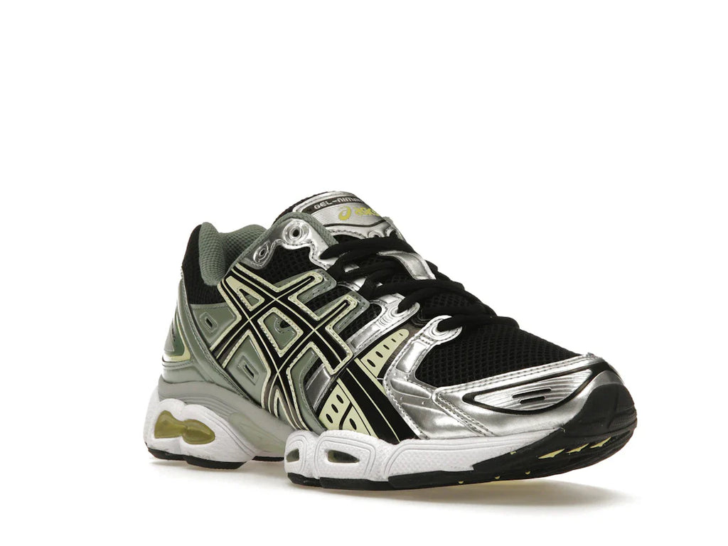 ASICS Gel-Nimbus 9 Schwarz Grün Gelb Silber