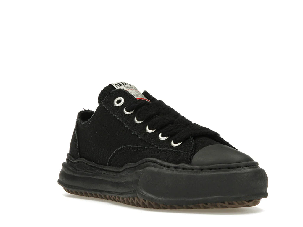 Maison Mihara Yasuhiro Peterson OG Sole Canvas Low Schwarz Schwarz