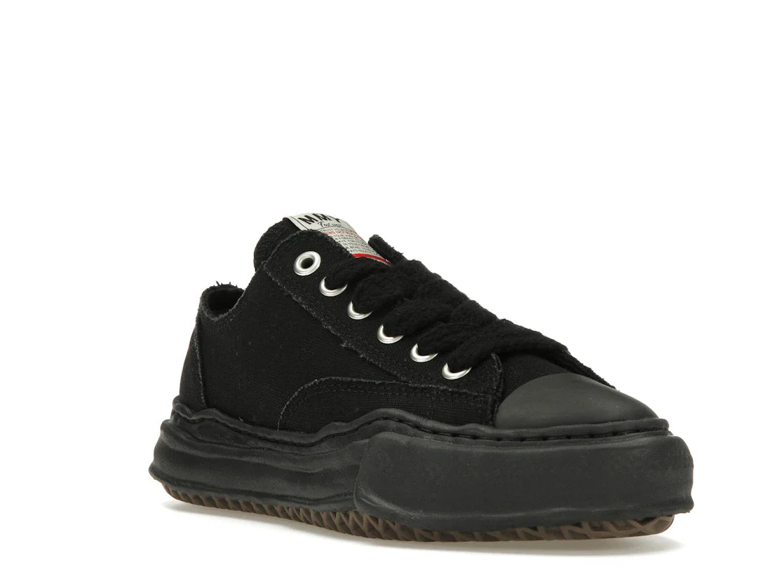 Maison Mihara Yasuhiro Peterson OG Sole Canvas Low Schwarz Schwarz