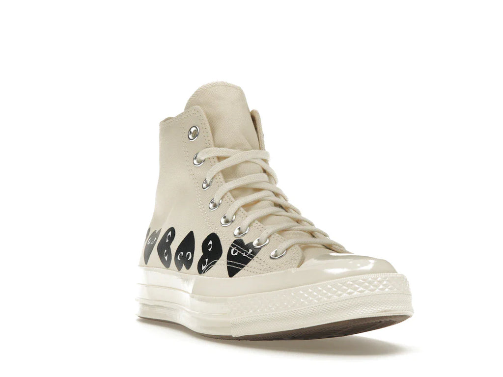 Converse Chuck Taylor All Star 70 Hi Comme des Garcons PLAY Multi-Heart Milk