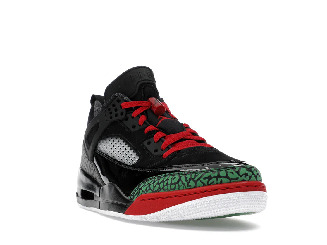 Jordan Spizike Low Schwarz Klassisch Grün Weiß Varsity Rot