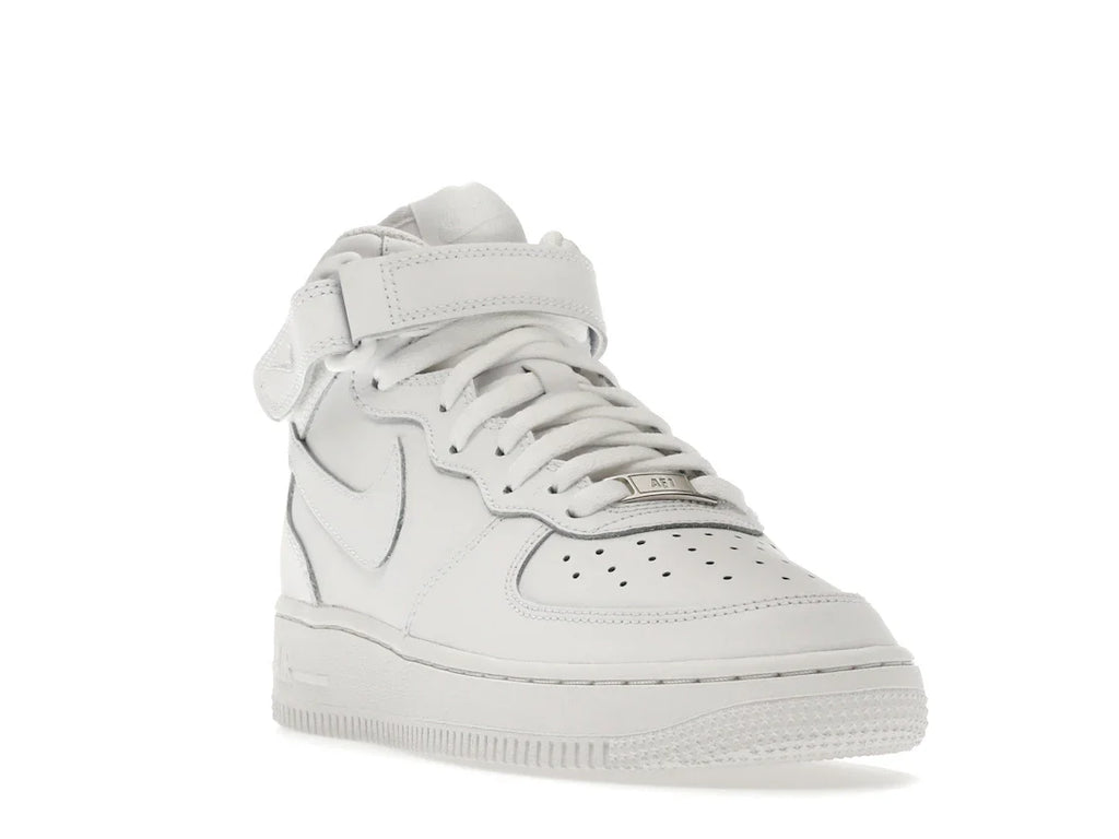 Nike Air Force 1 Mid LE Triple White (GS)