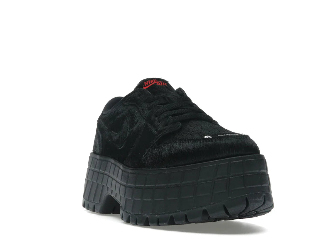 Jordan 1 Low Brooklyn Black Gym Red (Damen)