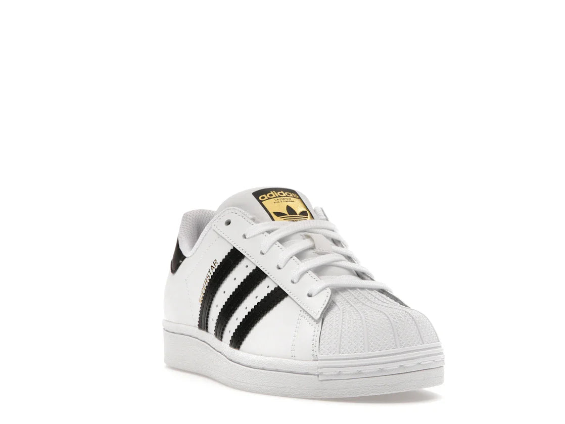 adidas Superstar Cloud White Core Black Gold (GS)