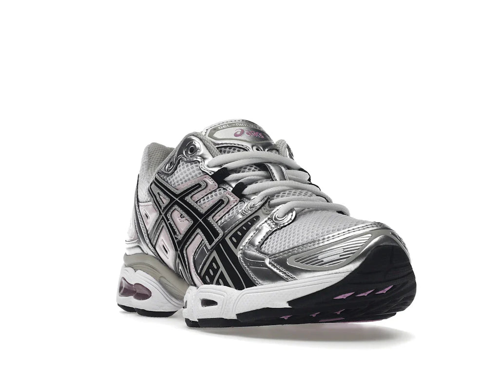 ASICS Gel-Nimbus 9 Weiß Schwarz Hellrosa (Damen)