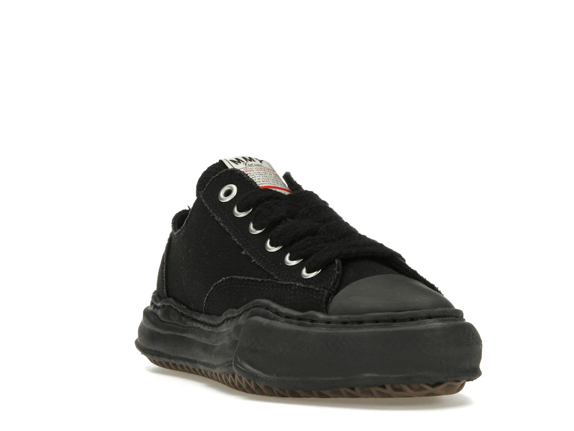 Maison Mihara Yasuhiro Peterson OG Sole Canvas Low Schwarz Schwarz