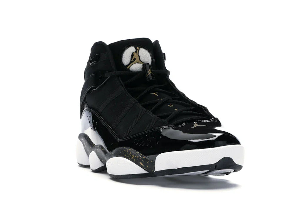 Jordan 6 Rings Schwarz Metallic Gold Weiß