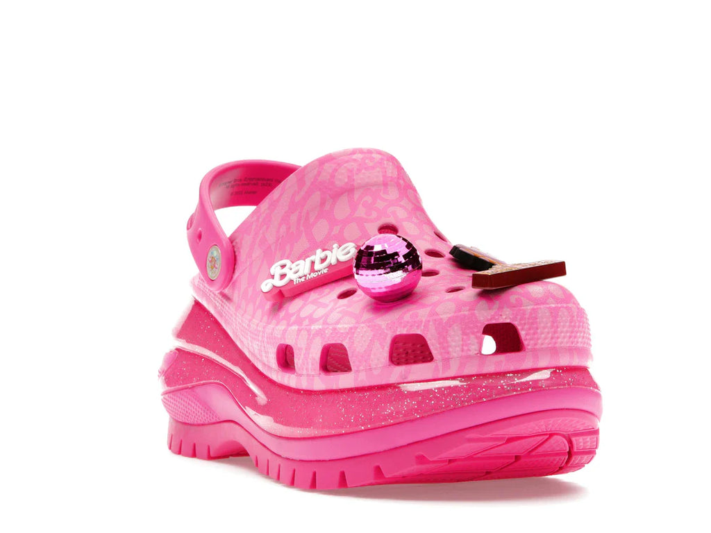 Crocs Classic Mega Crush Clog Barbie The Movie Electric Pink
