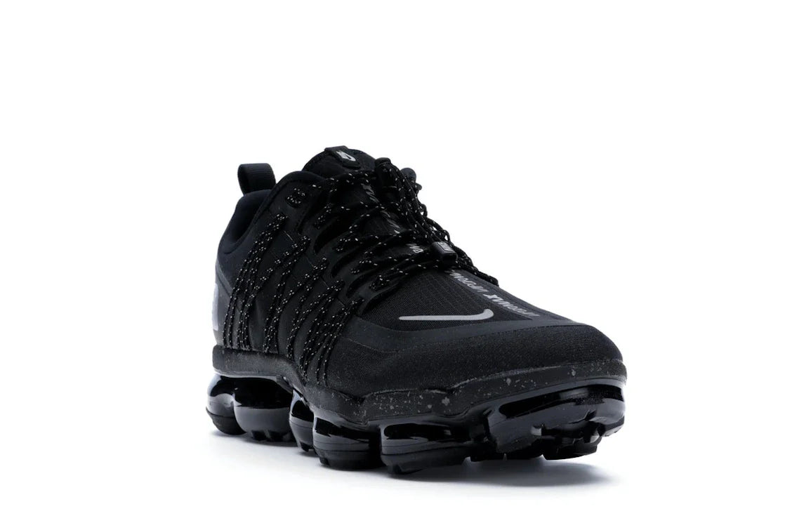 Nike Air VaporMax Run Utility Schwarz Reflektierendes Silber