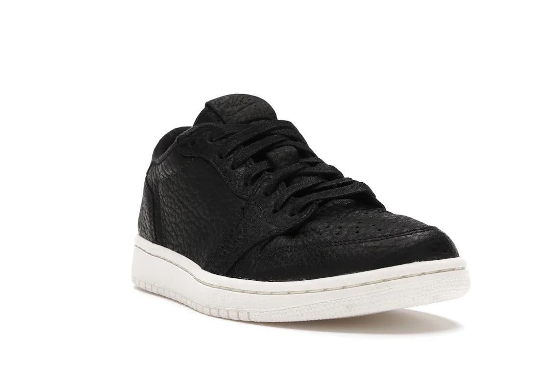 Jordan 1 Retro Low Swooshless Schwarz (2016)