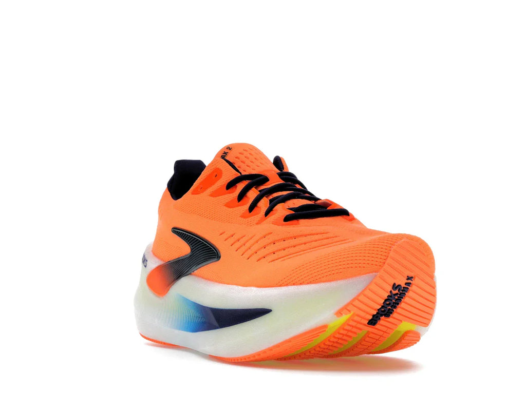 Brooks Glycerin Max 2 Orange Beacon Blau