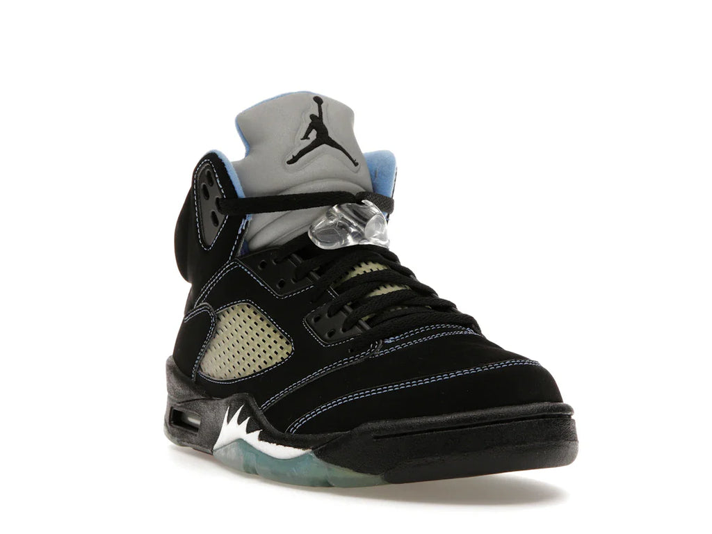 Jordan 5 Retro Schwarz/University Blue