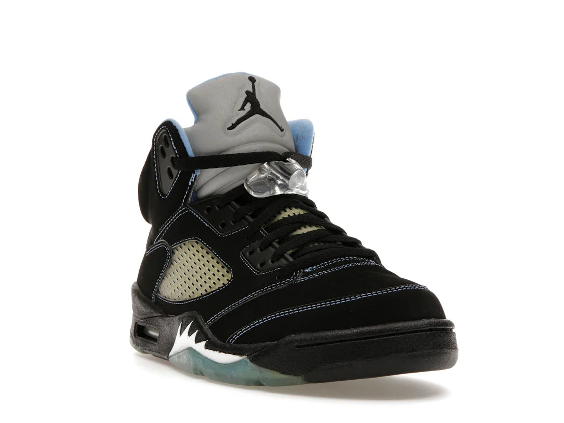 Jordan 5 Retro Schwarz/University Blue