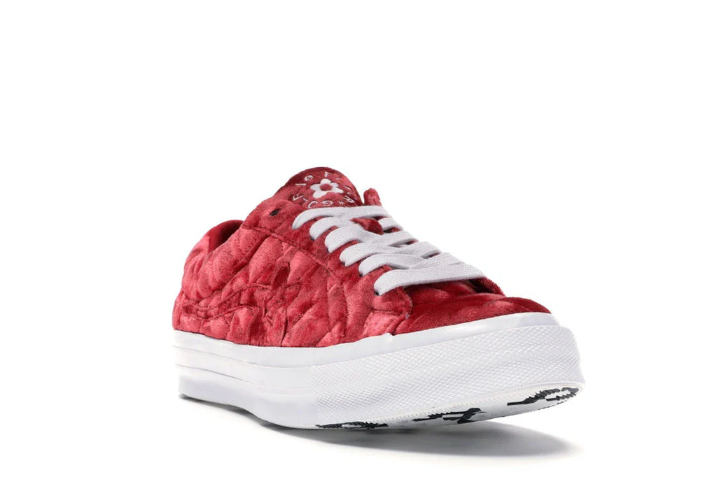 Converse One Star Ox Golf le Fleur TTC Gesteppter Samt Barbados Cherry