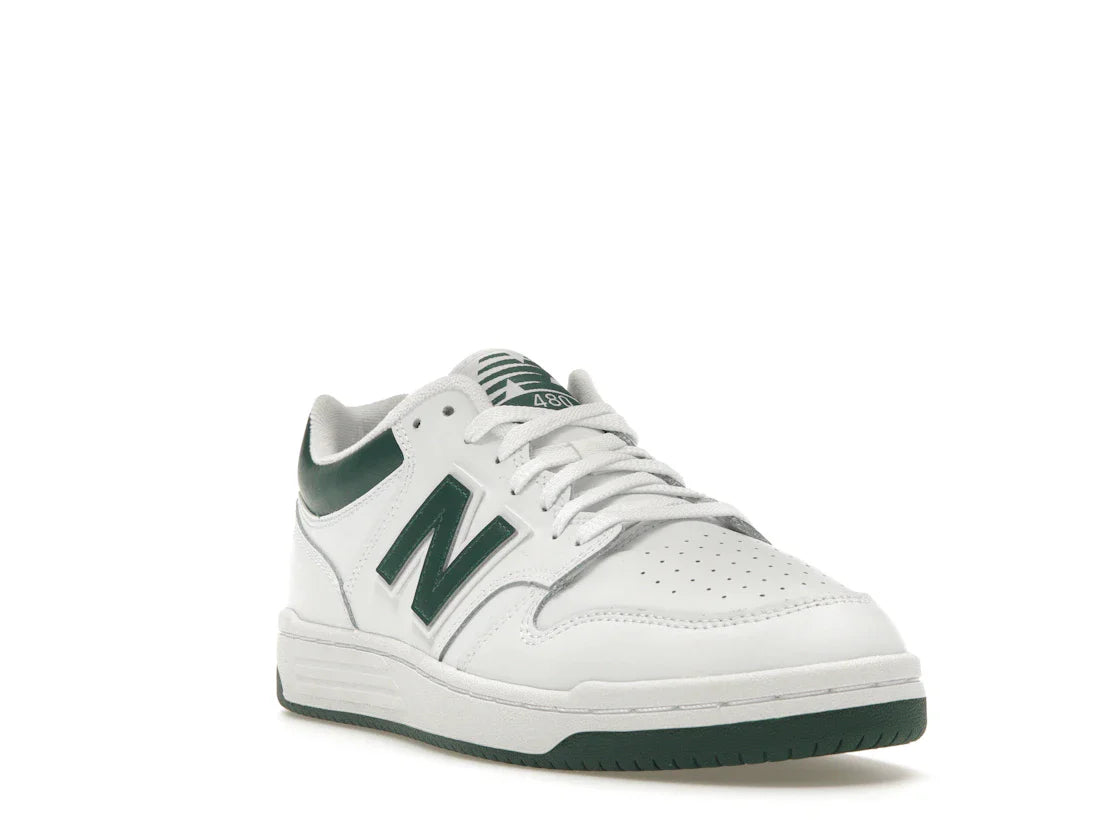 New Balance 480 Weiß Nachtsichtgrün