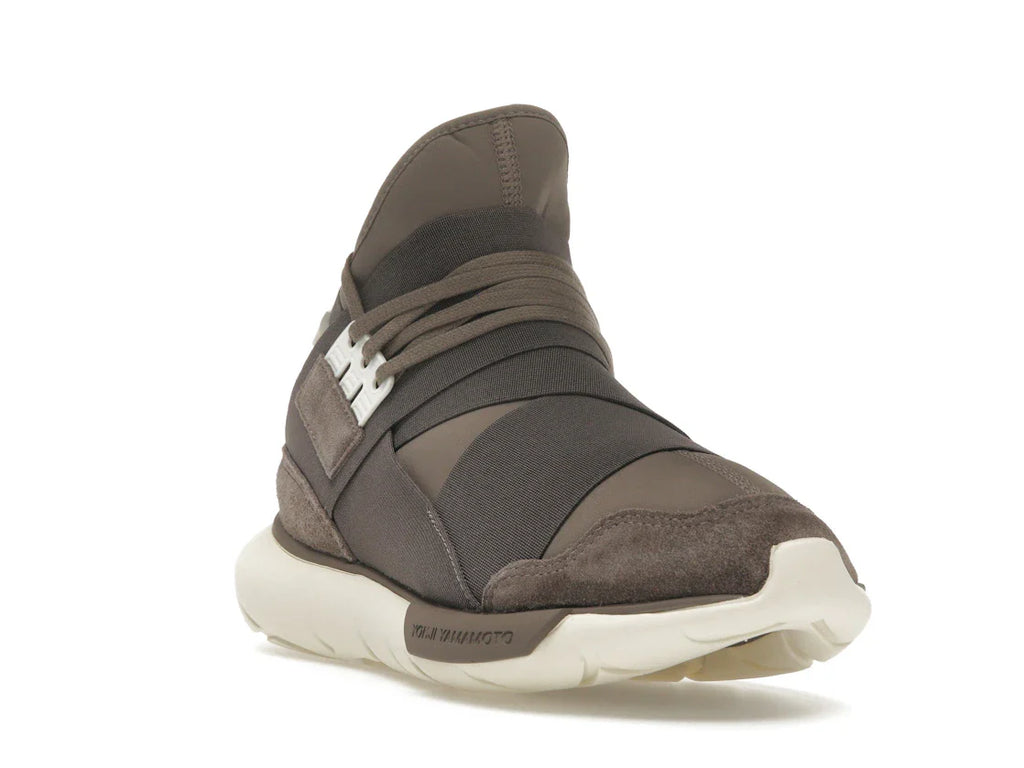 adidas Y-3 Qasa High Braun Creme Weiß