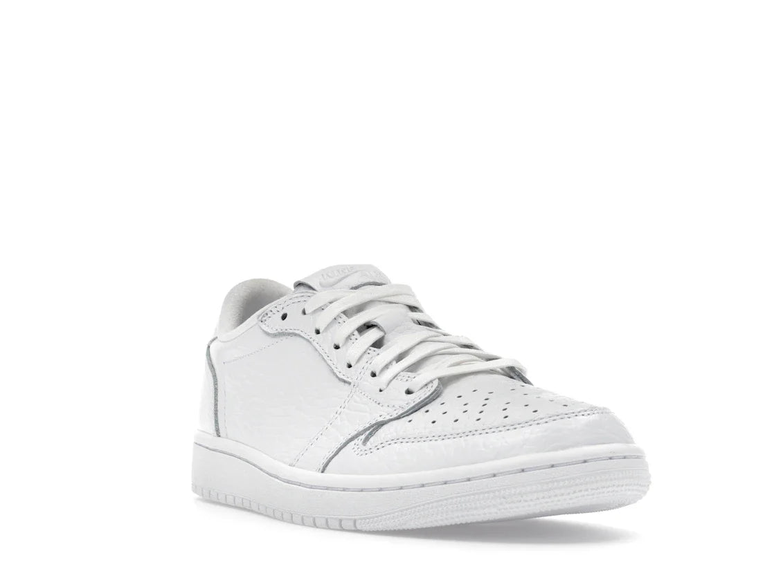 Jordan 1 Retro Low Swooshless Triple White (2025)