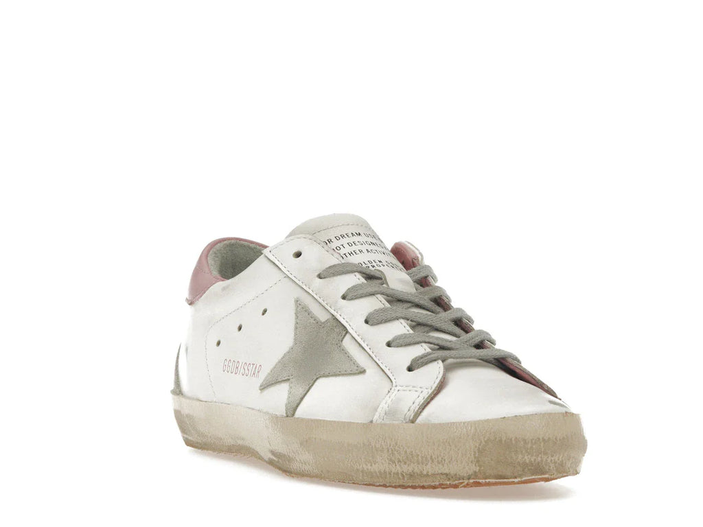 Golden Goose Super-Star Weiß Hellrosa (Damen)