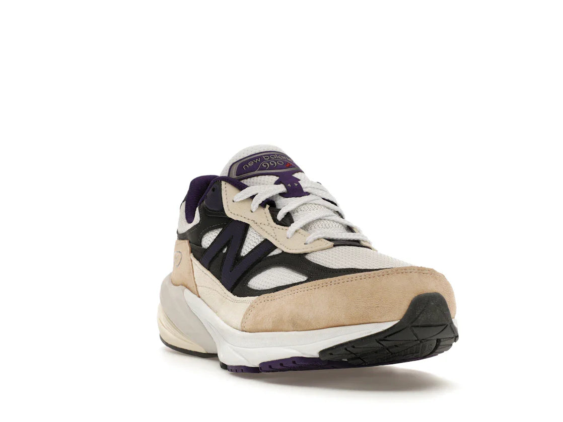 New Balance 990v6 MiUSA Teddy Santis Weiß Schwarz Pflaume