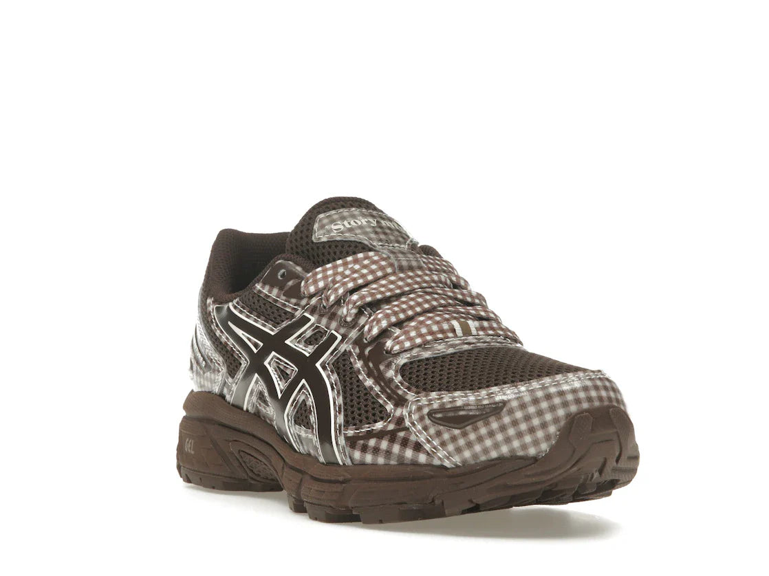 ASICS Gel-Venture 6-stöckiges Modell, rotbraunes Vichy-Karo