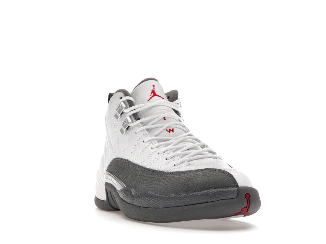 Jordan 12 Retro Weiß Dunkelgrau