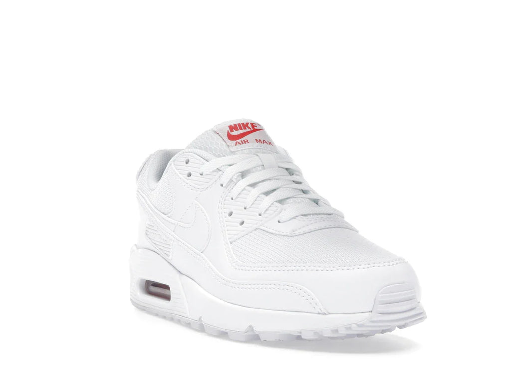 Nike Air Max 90 Weiß Hellkarmesinrot