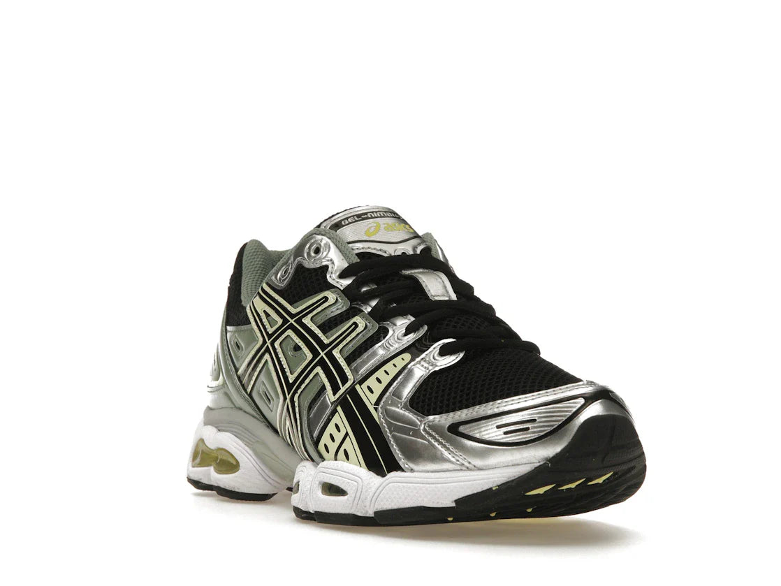 ASICS Gel-Nimbus 9 Schwarz Grün Gelb Silber