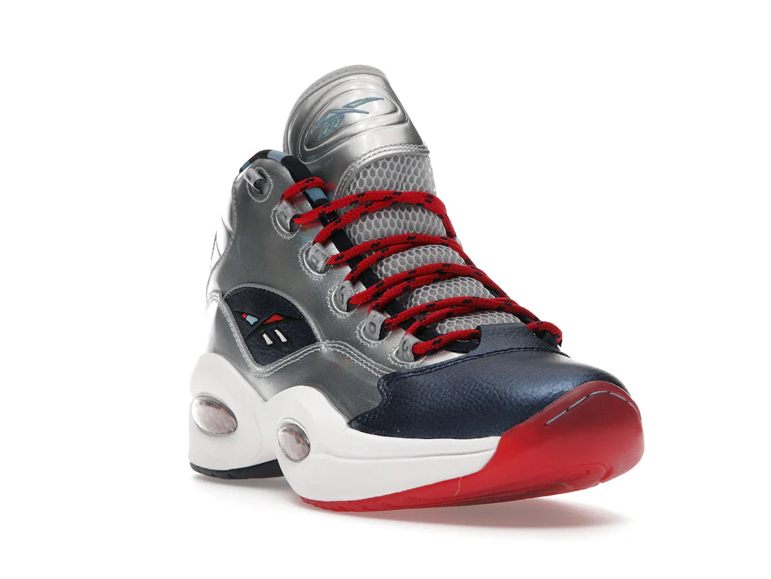 Reebok Question Mid Iverson x Harden Silber