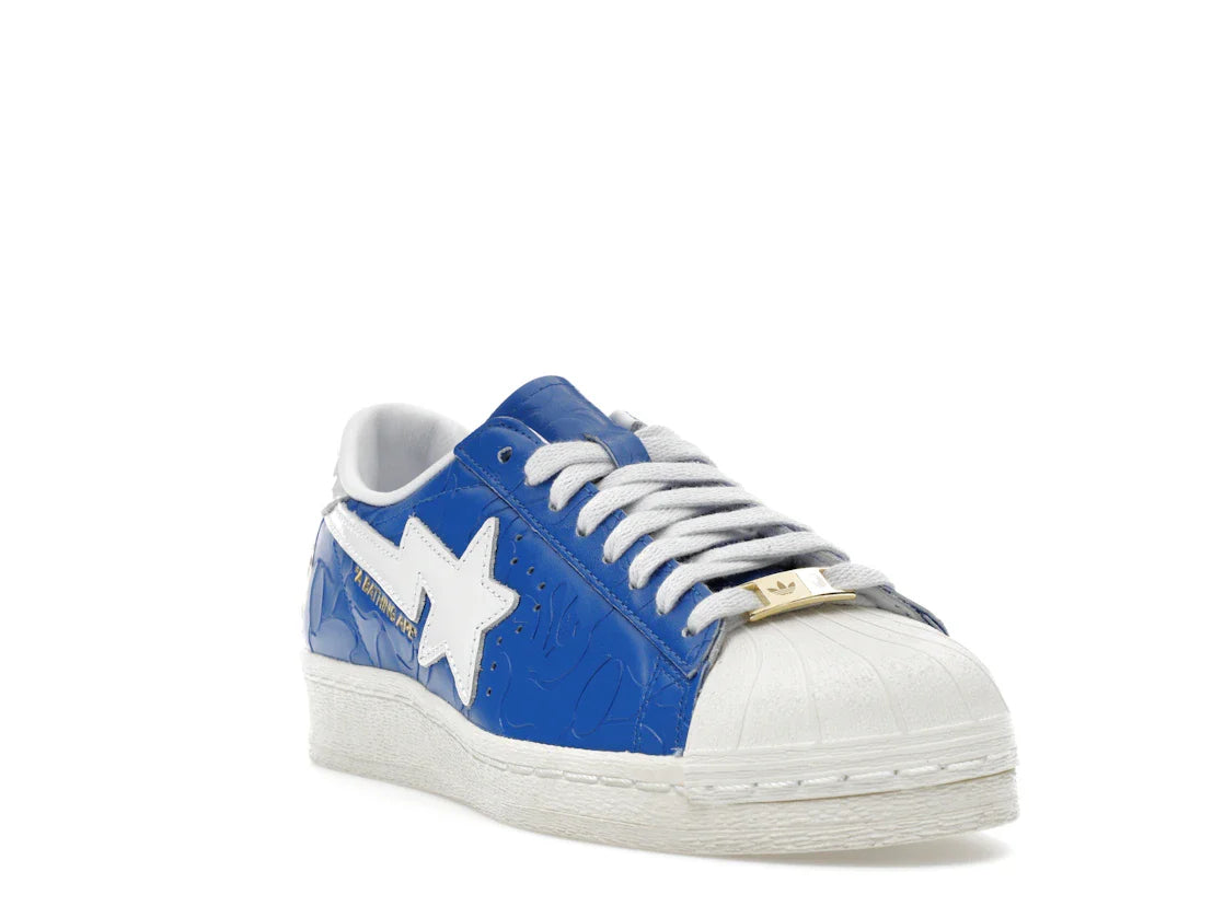 adidas Superstar Vintage Bape Blau Weiß