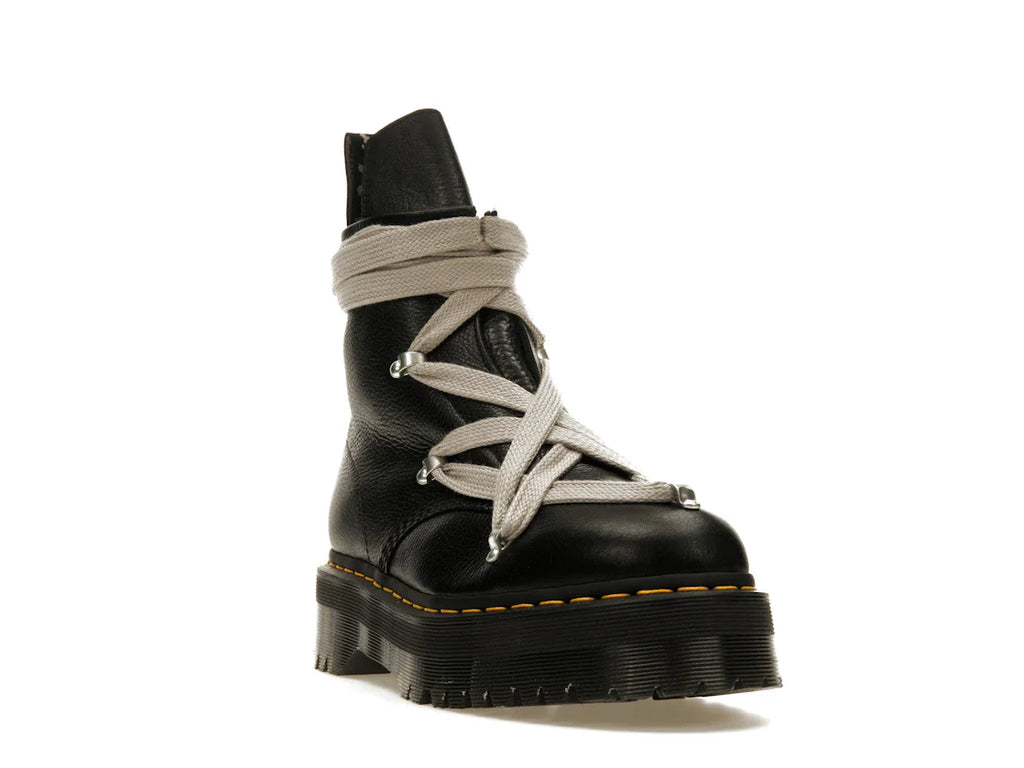 Dr. Martens 1460 Quad Ledersohle Pentagramm-Schnürstiefel Rick Owens Schwarz
