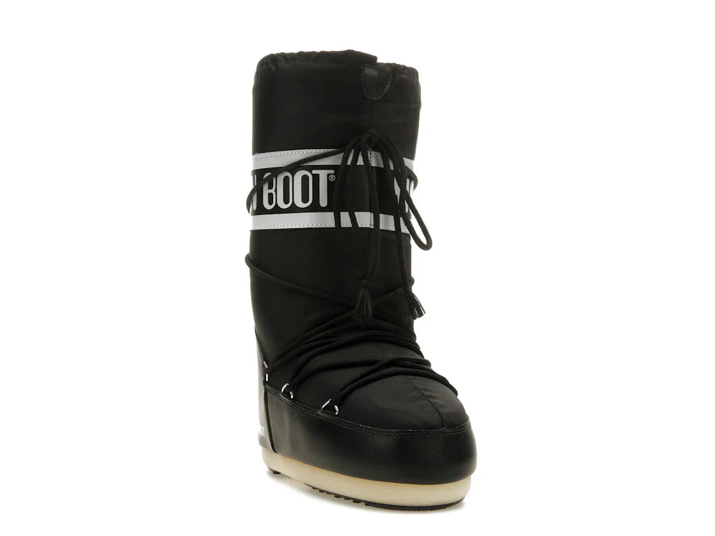 Moon Boot Icon Nylonstiefel Schwarz
