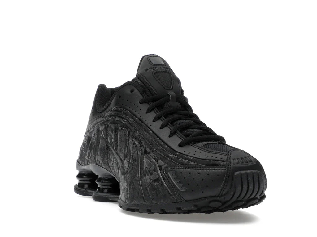 Nike Shox R4 Schwarz mit Blumenmuster (Damen)