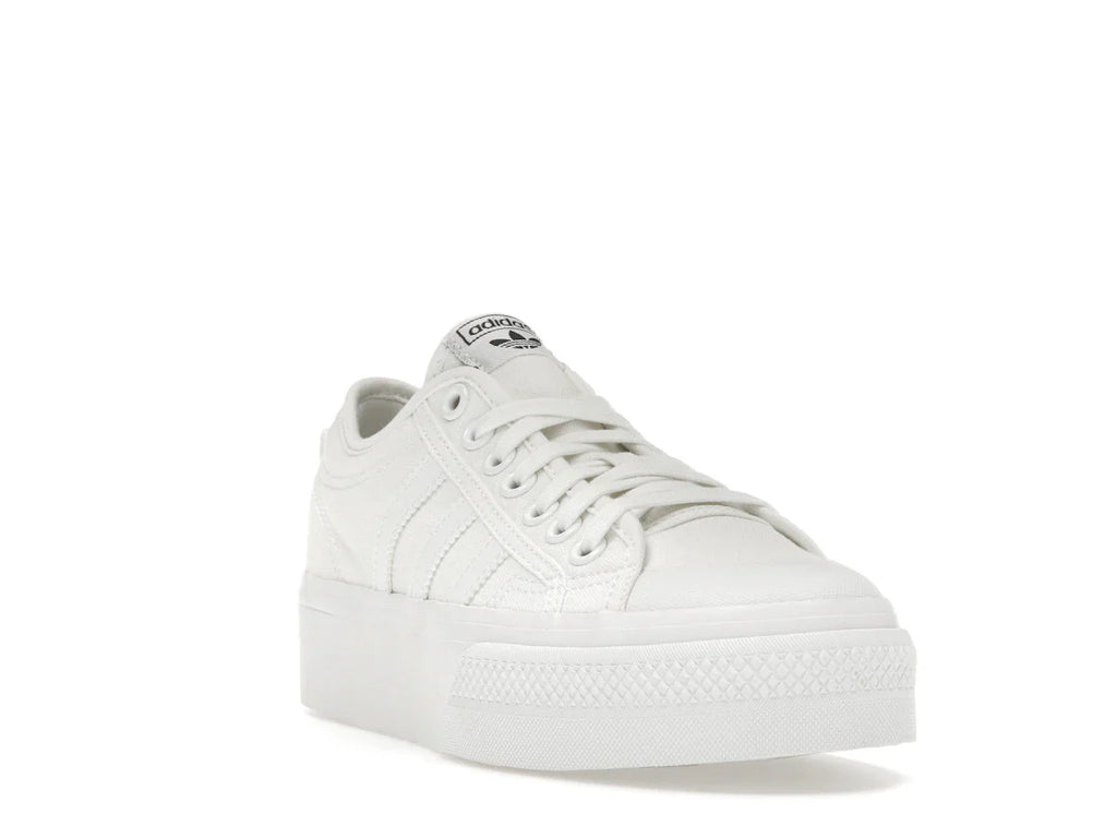 adidas Nizza Platform Triple White (Damen)