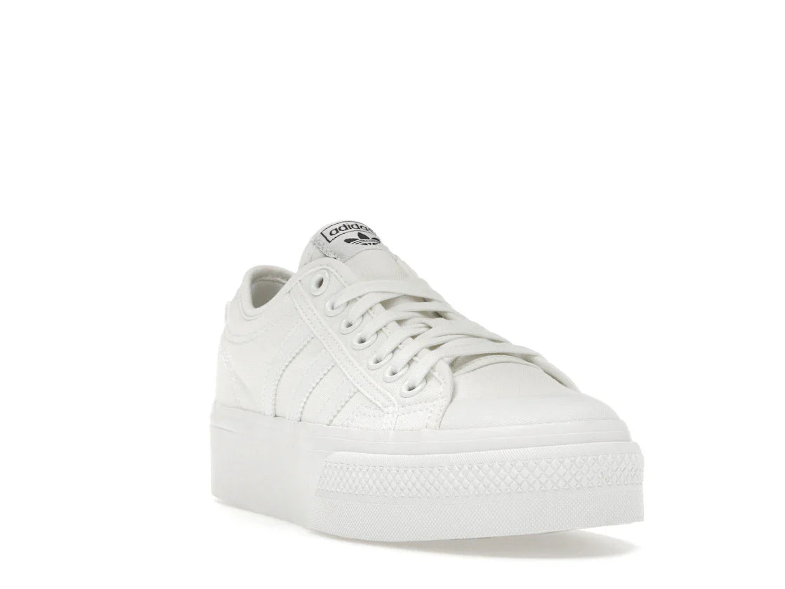 adidas Nizza Platform Triple White (Damen)