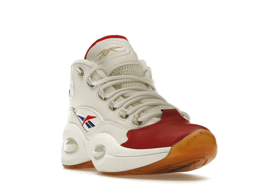 Reebok Question Mid Weiß Rot Blau