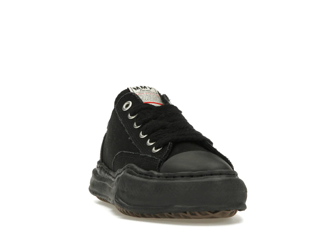 Maison Mihara Yasuhiro Peterson OG Sole Canvas Low Schwarz Schwarz