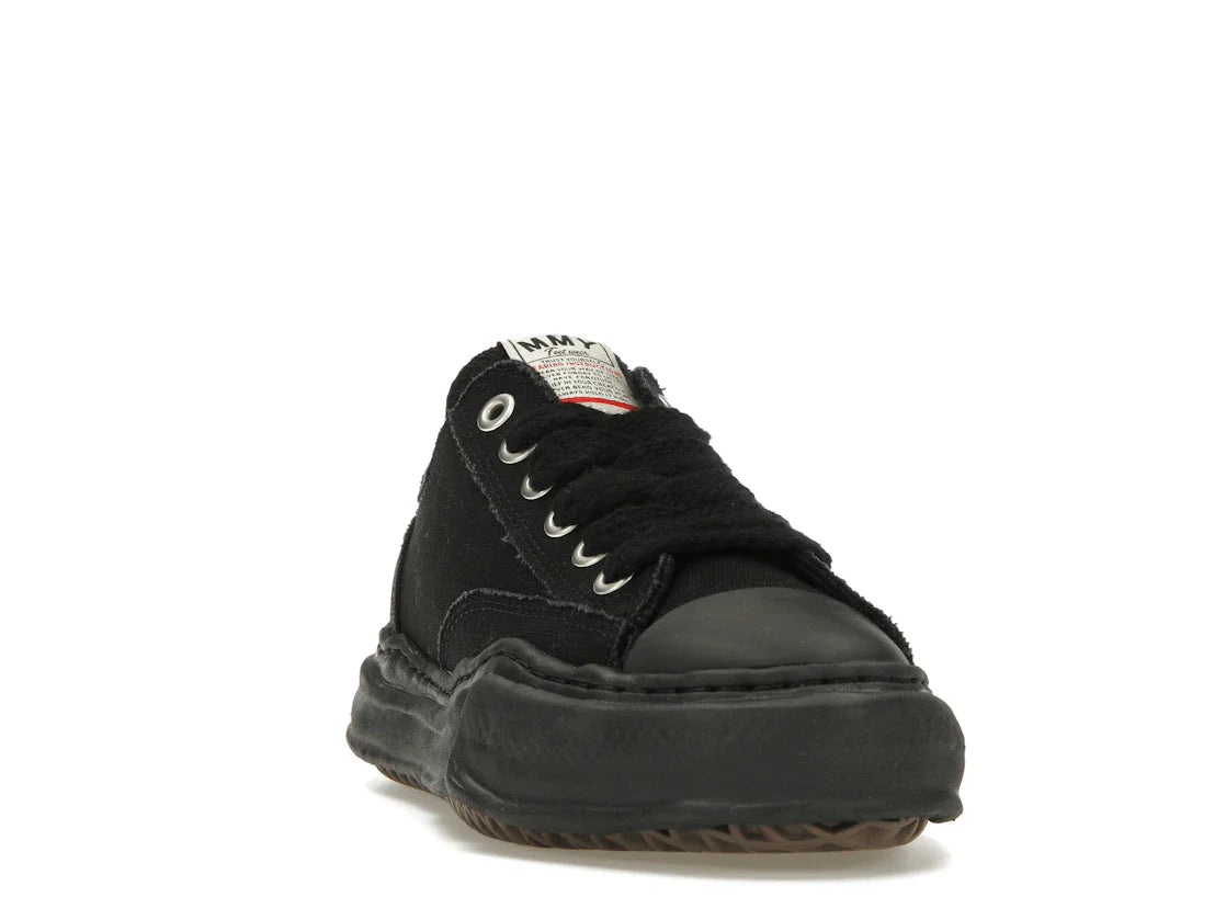 Maison Mihara Yasuhiro Peterson OG Sole Canvas Low Schwarz Schwarz