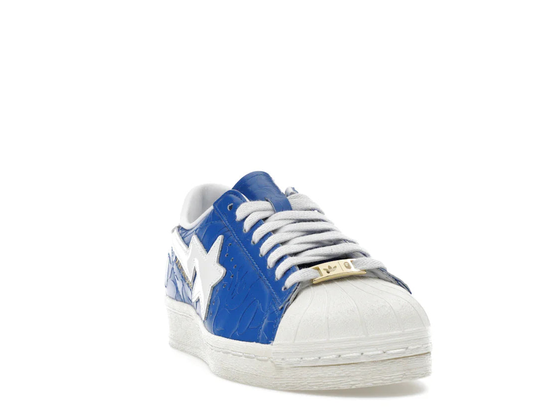 adidas Superstar Vintage Bape Blau Weiß