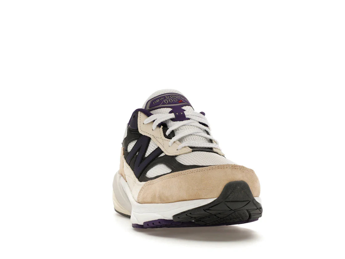 New Balance 990v6 MiUSA Teddy Santis Weiß Schwarz Pflaume