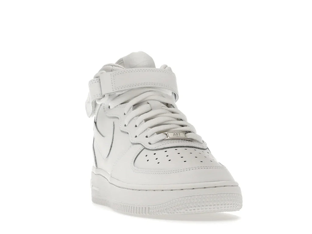 Nike Air Force 1 Mid LE Triple White (GS)