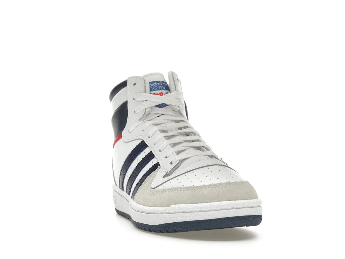 adidas Top Ten Hi Weiß Marineblau Rot