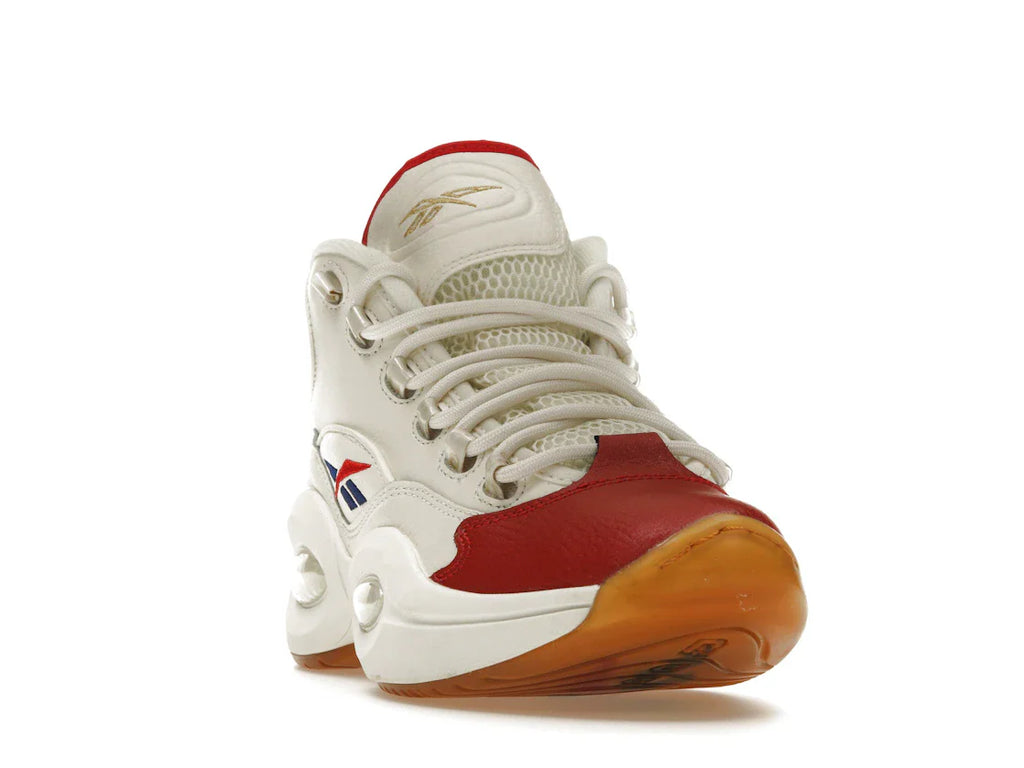Reebok Question Mid Weiß Rot Blau