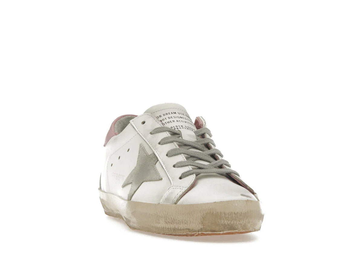 Golden Goose Super-Star Weiß Hellrosa (Damen)