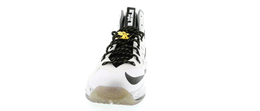 Nike LeBron X Elite+ Weiß Gold
