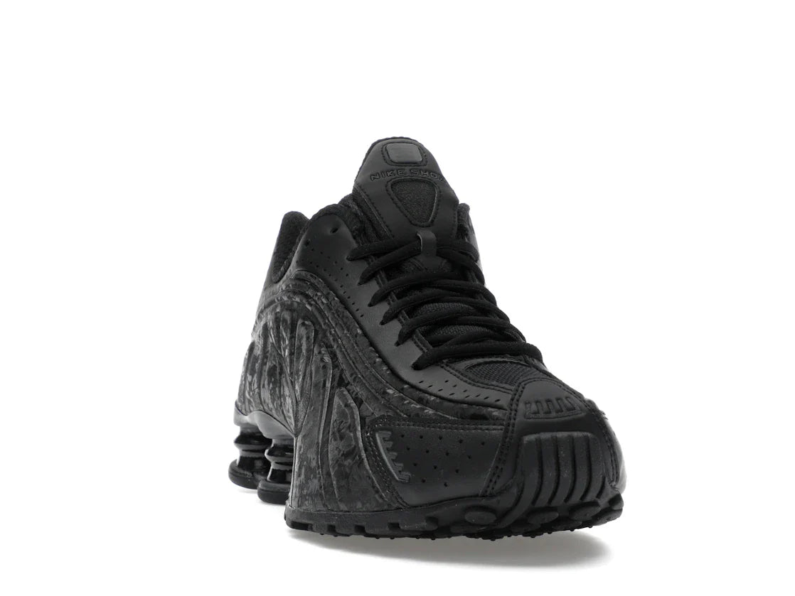 Nike Shox R4 Schwarz mit Blumenmuster (Damen)