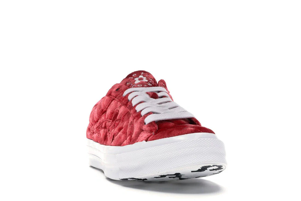 Converse One Star Ox Golf le Fleur TTC Gesteppter Samt Barbados Cherry