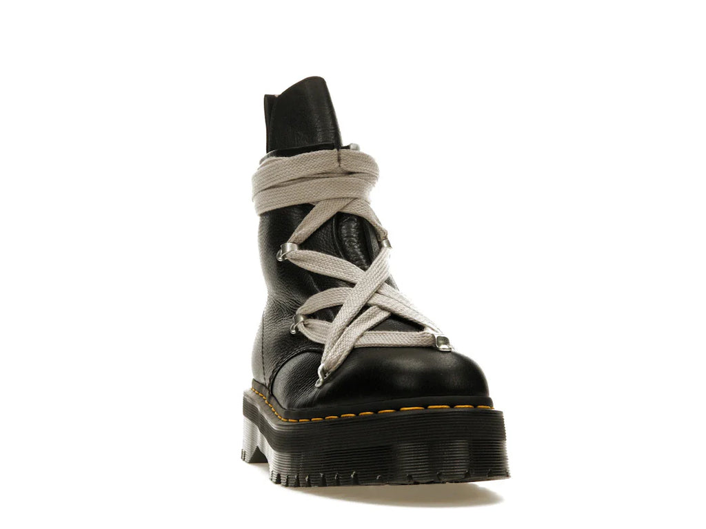 Dr. Martens 1460 Quad Ledersohle Pentagramm-Schnürstiefel Rick Owens Schwarz
