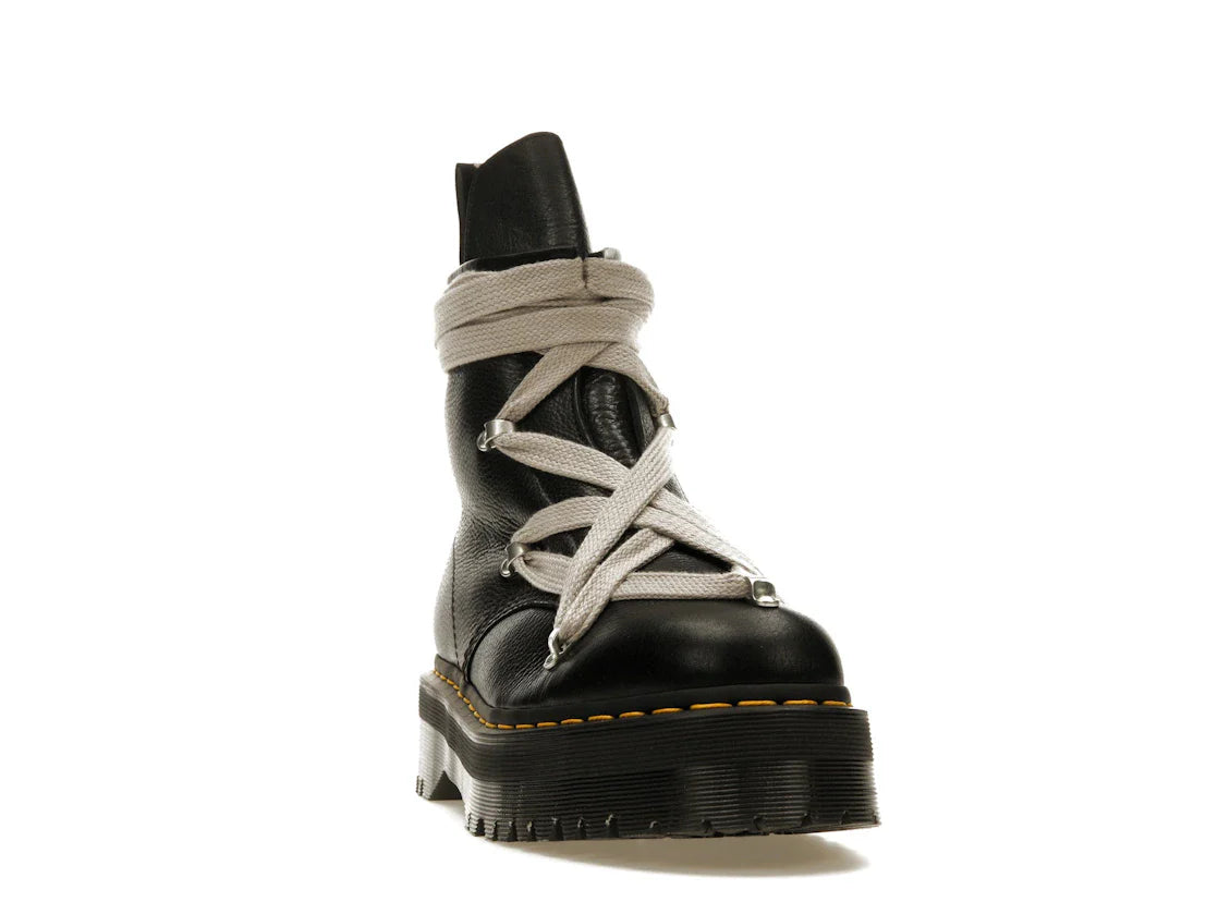 Dr. Martens 1460 Quad Ledersohle Pentagramm-Schnürstiefel Rick Owens Schwarz